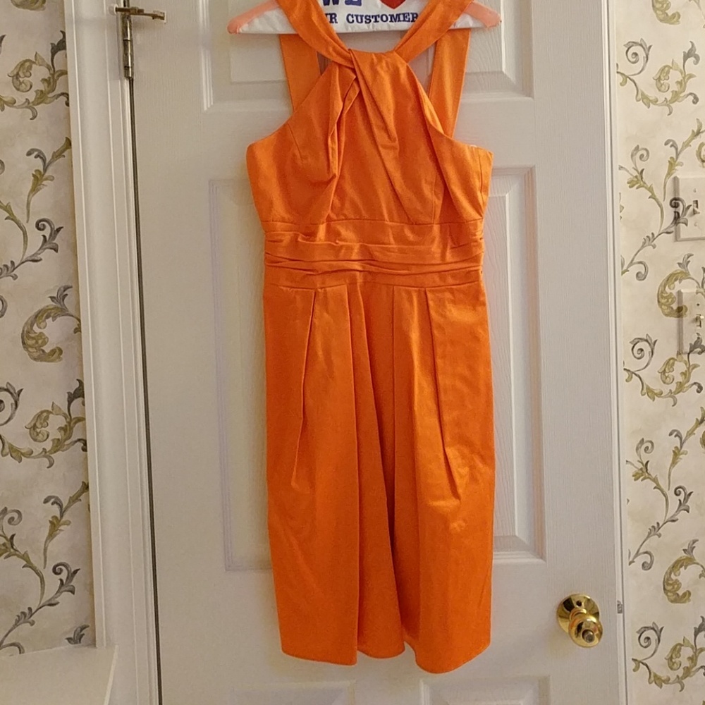 Orange dress